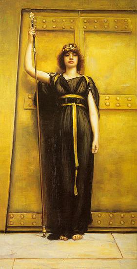 John William Godward A Priestess